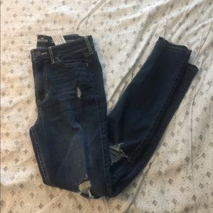 Hollister dark blue jeans